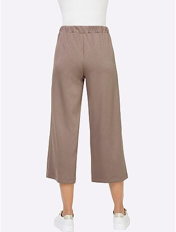 Pantalon Large Mélange De Modal Doux - Taille Standard - helline