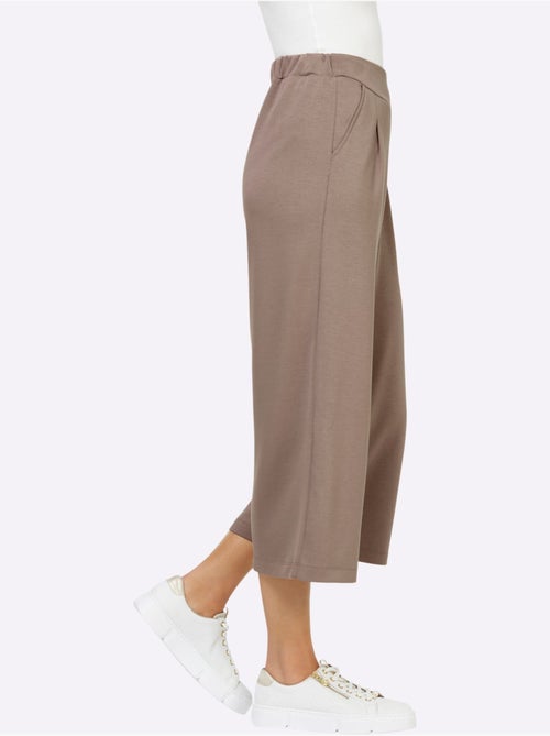 Pantalon Large Mélange De Modal Doux - Taille Standard - helline - Kiabi