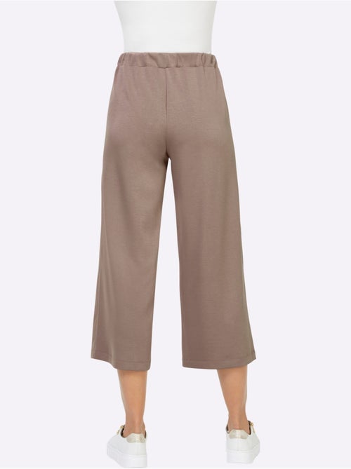 Pantalon Large Mélange De Modal Doux - Taille Standard - helline - Kiabi