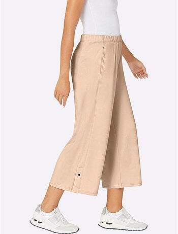 Pantalon Large Mélange De Modal Doux - Taille Standard - Helline