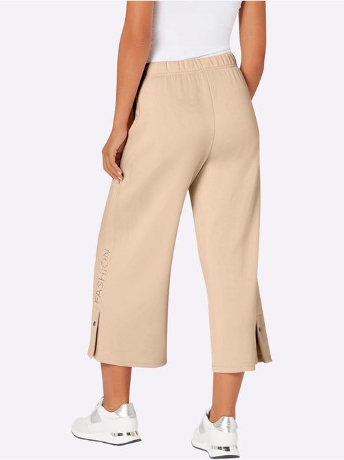 Pantalon Large Mélange De Modal Doux - Taille Standard - helline - Kiabi