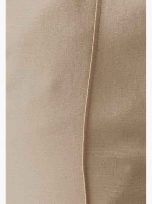 Pantalon large mélange lin - Damart - Kiabi