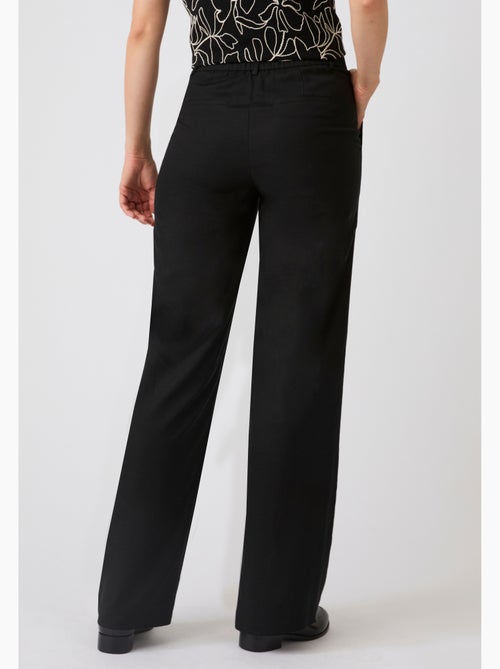 Pantalon large mélange lin - Damart - Kiabi Pantalon large mélange lin - Damart - Kiabi