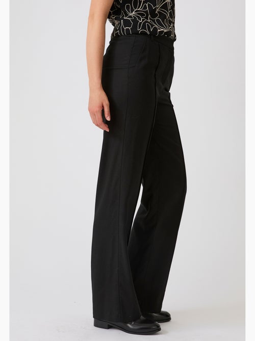 Pantalon large mélange lin - Damart - Kiabi Pantalon large mélange lin - Damart - Kiabi