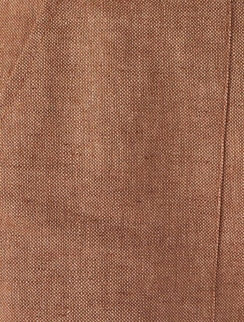 Pantalon large mélange lin et coton - Damart
