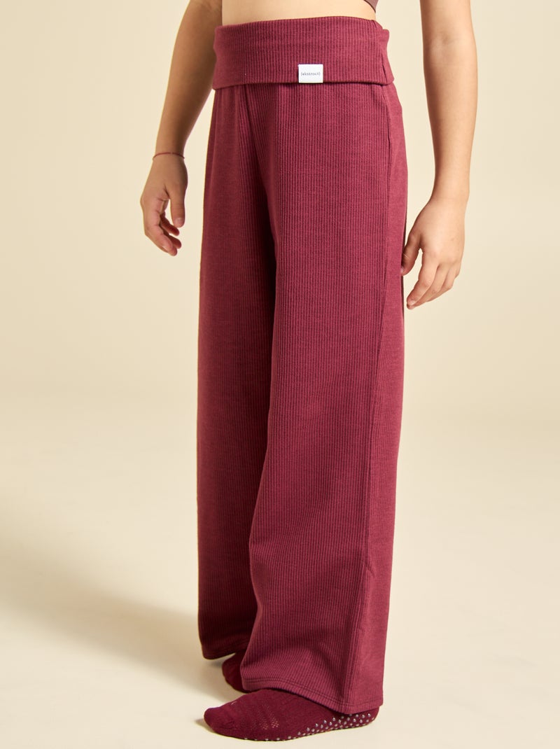 Pantalon large multi-sport (ekstract) Rouge - Kiabi