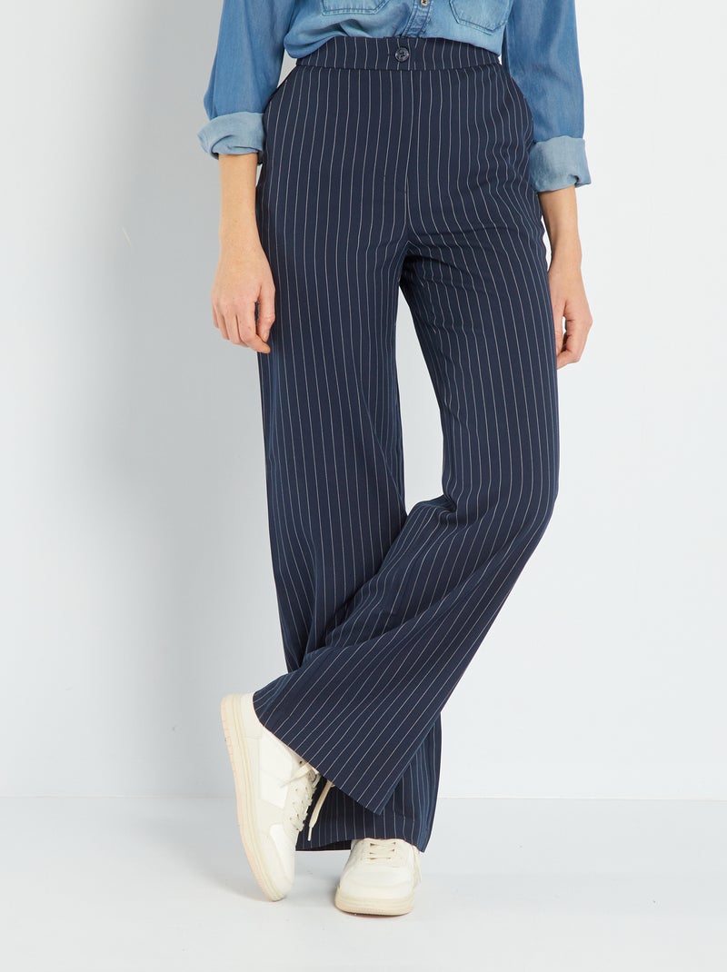 Pantalon large Noir - Kiabi