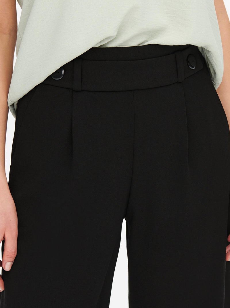 Pantalon large noir - Kiabi
