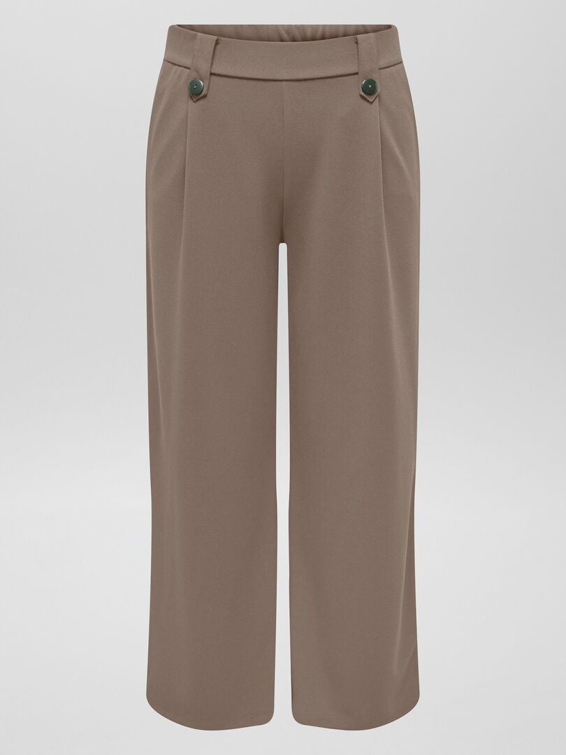 Pantalon large 'Only Carmakoma' beige - Kiabi