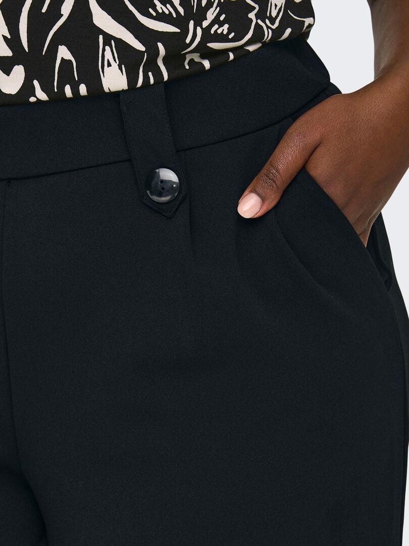 Pantalon large 'Only Carmakoma' noir - Kiabi