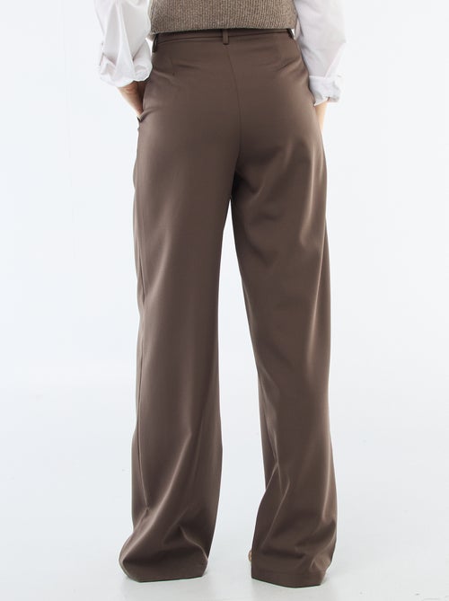 Pantalon large ouverture asymétrique - Kiabi