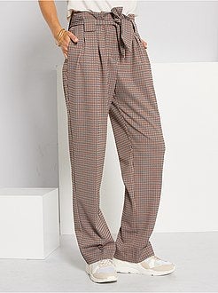 Pantalon large pied de puce - Kiabi