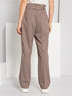 Pantalon large pied de puce - Kiabi