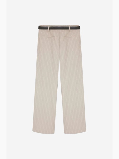 Pantalon large plissé à rayures dilvin - Kiabi Pantalon large plissé à rayures dilvin - Kiabi