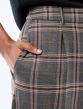 Pantalon large femme à motif fantaisie