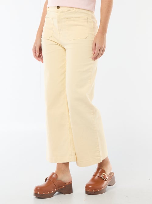 Pantalon large pour femme à taille standard - Kiabi