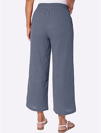 Pantalon large pur coton - taille standard - witt