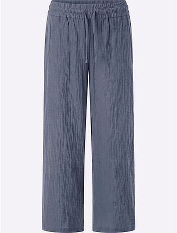 Pantalon large pur coton - taille standard - witt