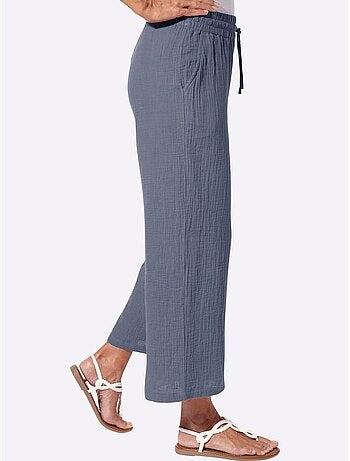 Pantalon large pur coton - taille standard - witt
