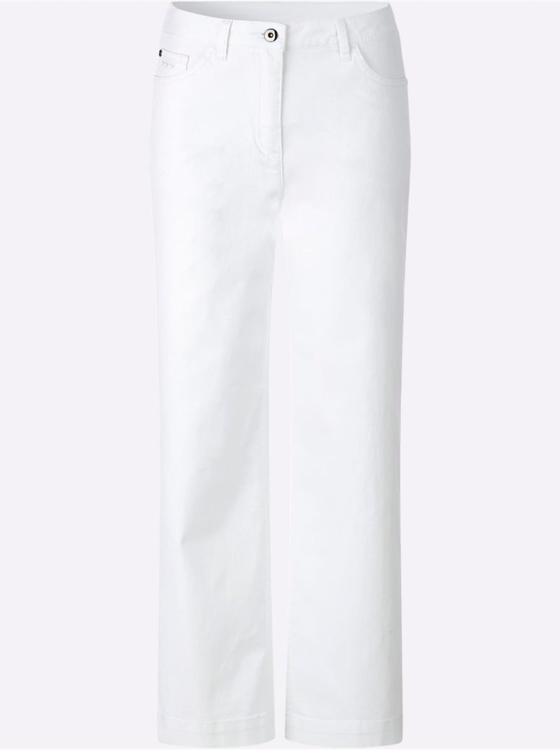 Pantalon Large Qualité Coton Doux Sur La Peau - Taille Standard - Witt Blanc - Kiabi