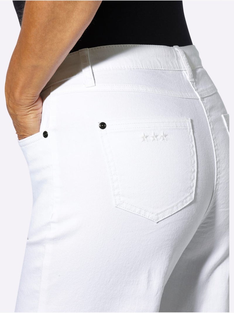 Pantalon Large Qualité Coton Doux Sur La Peau - Taille Standard - Witt Blanc - Kiabi