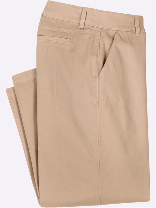 Pantalon Large Qualité Jean Légère Et Estivale - Taille Courte - Moda Vilona - Kiabi Pantalon Large Qualité Jean Légère Et Estivale - Taille Courte - Moda Vilona - Kiabi