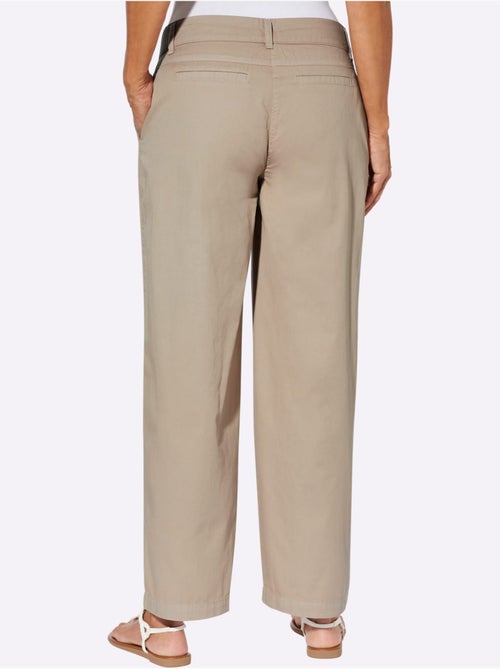 Pantalon Large Qualité Jean Légère Et Estivale - Taille Standard - Moda Vilona - Kiabi Pantalon Large Qualité Jean Légère Et Estivale - Taille Standard - Moda Vilona - Kiabi