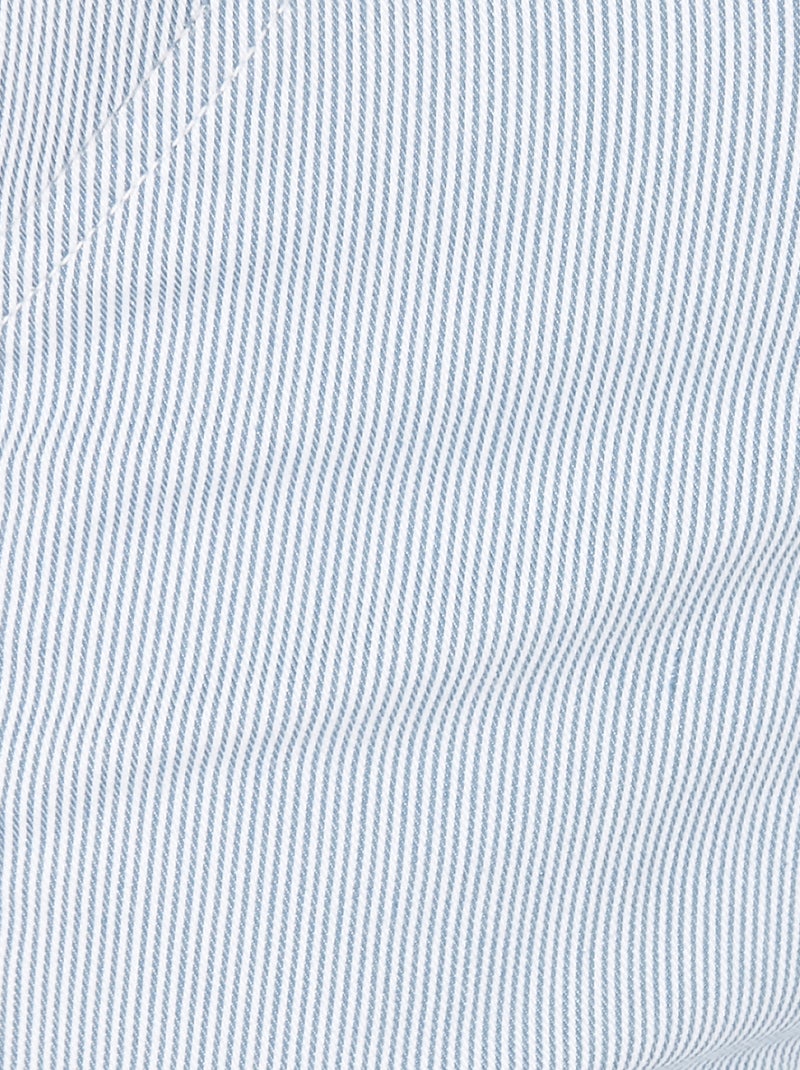 Pantalon large rayé - Damart Bleu - Kiabi
