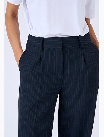 Pantalon large rayé - Damart