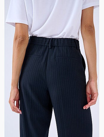 Pantalon large rayé - Damart