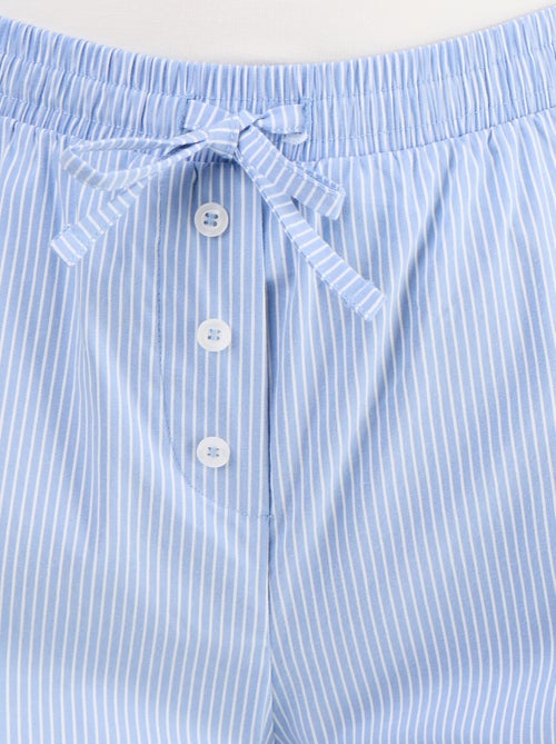 Pantalon large rayé forme balloon - Kiabi