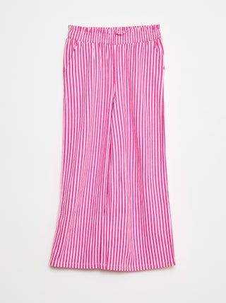 Pantalon large rayé