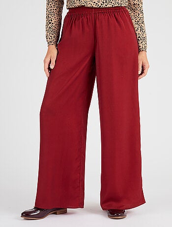 Pantalon large satiné - Damart