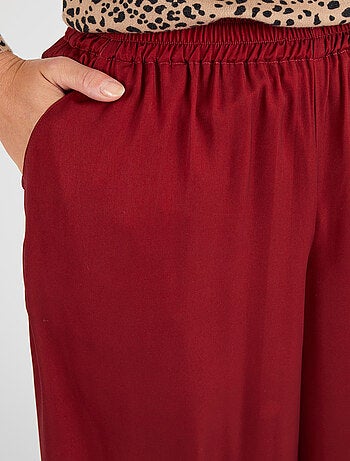Pantalon large satiné - Damart