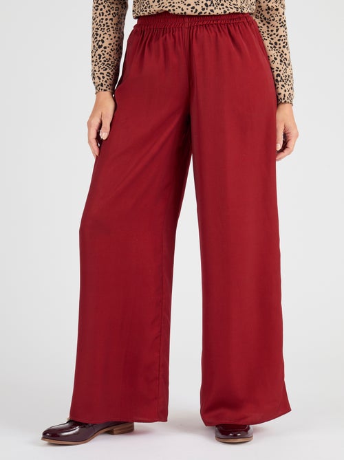 Pantalon large satiné - Damart - Kiabi