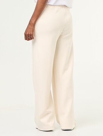 Pantalon large soft touch
