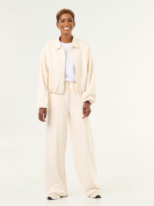 Pantalon large soft touch - Kiabi