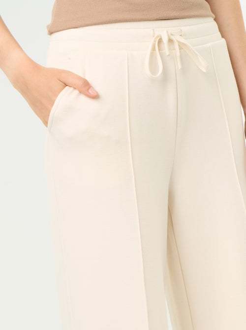 Pantalon large soft touch - Kiabi