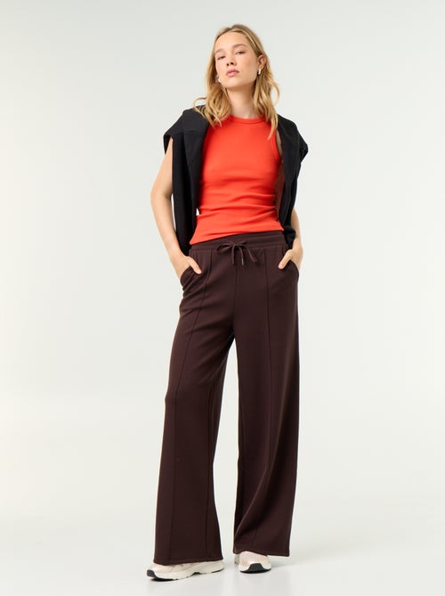 Pantalon large soft touch - Kiabi