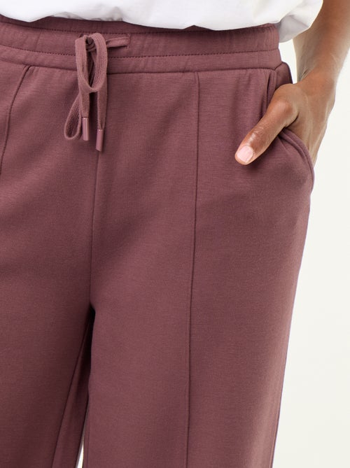 Pantalon large soft touch - Kiabi
