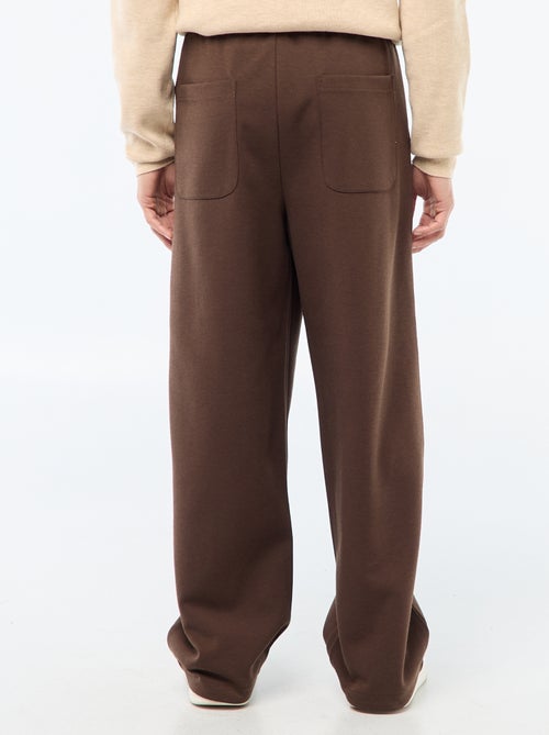 Pantalon large style jogging - Kiabi