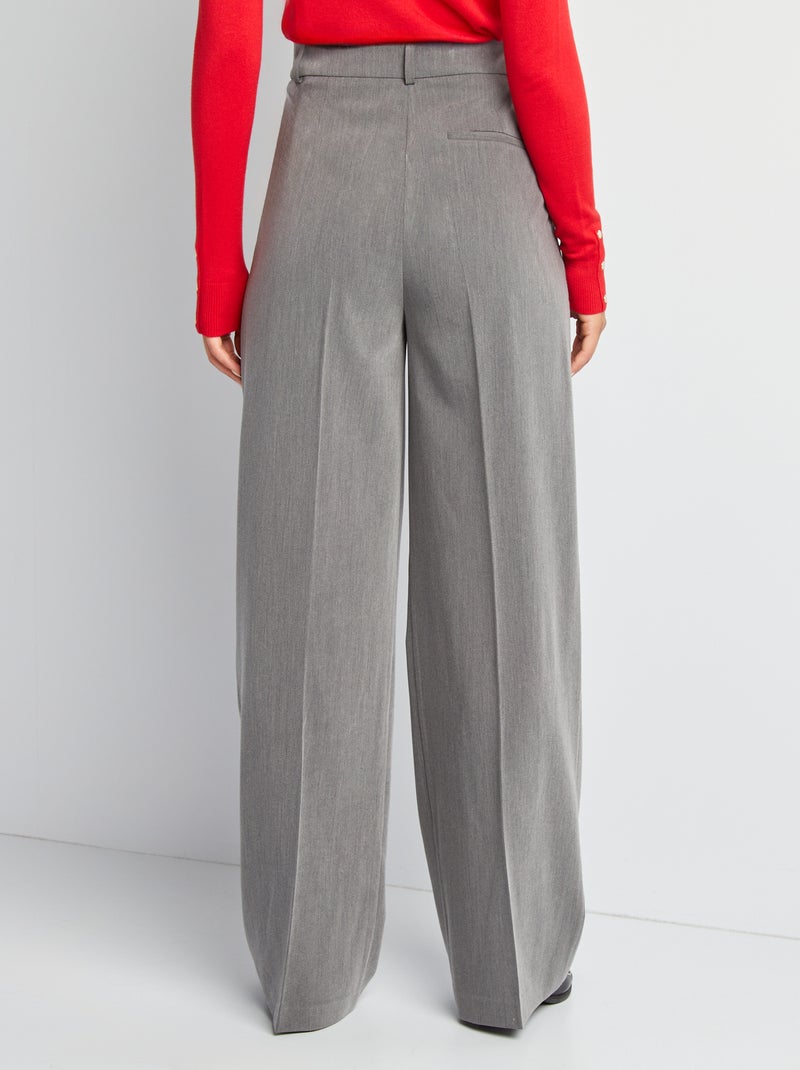 Pantalon Ample Femme Be The Queen - Taille EU42, Gris Vieilli, Style Grunge/hippie, Occasion (porté Une Fois)