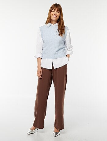 Pantalon large taille haute - So Easy