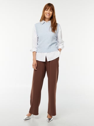 Pantalon large taille haute - So Easy