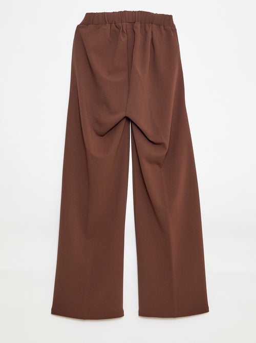 Pantalon large taille haute - So Easy - Kiabi