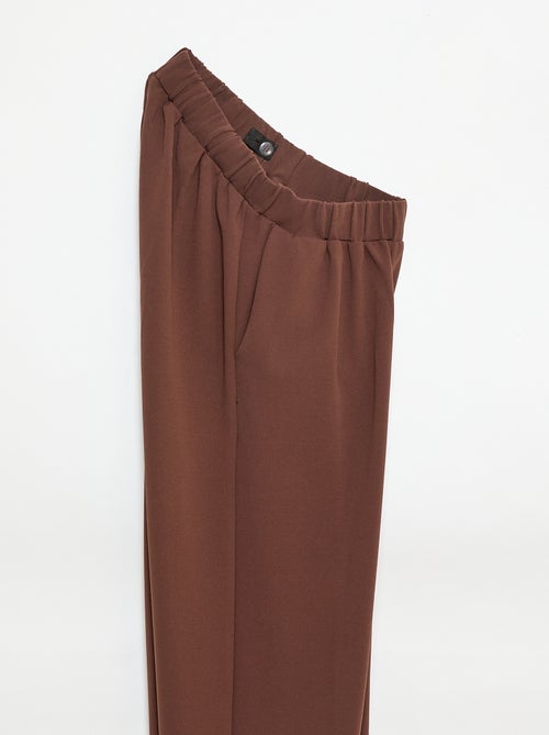 Pantalon large taille haute - So Easy - Kiabi