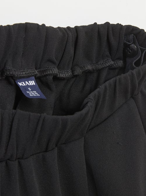 Pantalon large taille haute femme en maille légère - Kiabi Pantalon large taille haute femme en maille légère - Kiabi