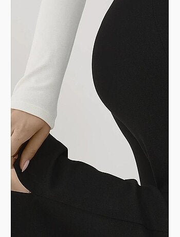 Pantalon large taille haute hiccup