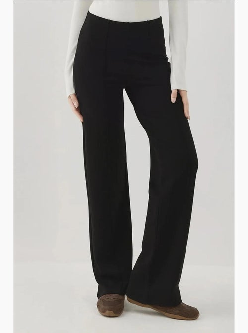 Pantalon large taille haute hiccup - Kiabi Pantalon large taille haute hiccup - Kiabi