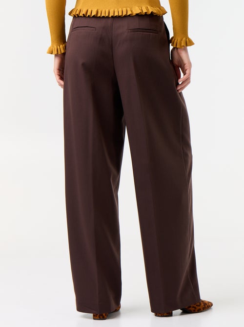 Pantalon large taille haute - Kiabi Pantalon large taille haute - Kiabi